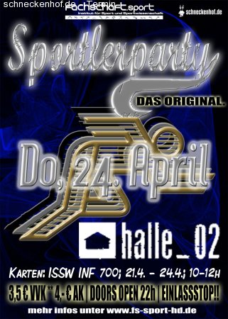 Sportlerfete Werbeplakat