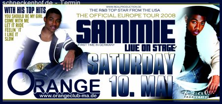 Sammie -Live on stage Werbeplakat