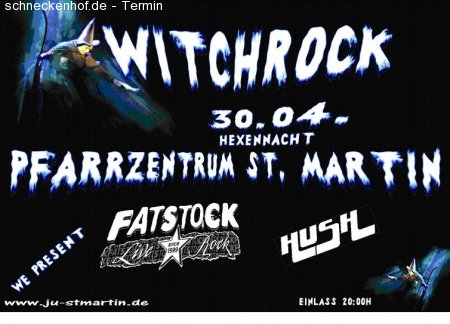 WITCHROCK Werbeplakat