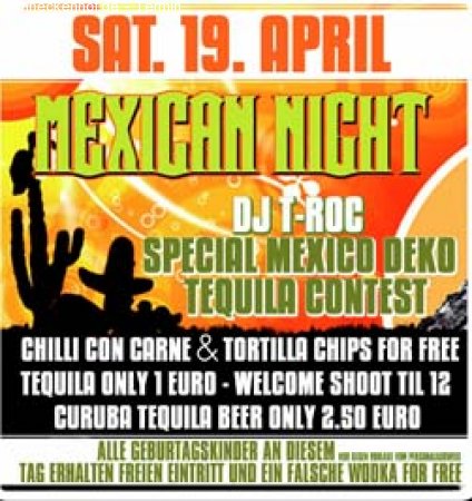 Mexican Night Werbeplakat