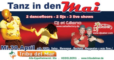 Tanz SALSA in den Mai @ Tribu Werbeplakat