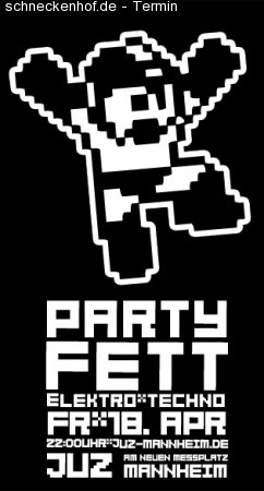 party fett! Werbeplakat