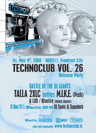 Technoclub Vol. 26 Release Werbeplakat