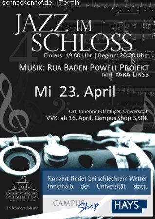 Jazz im Schloss Werbeplakat