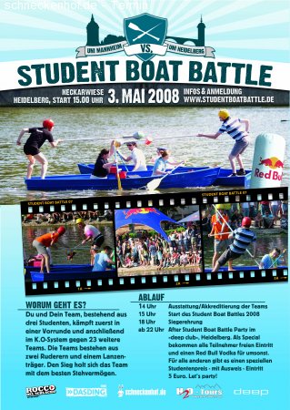 StudentBoatBattle Werbeplakat