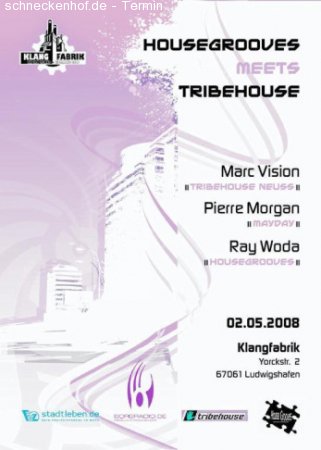 HouseGrooves meets Tribehouse Werbeplakat