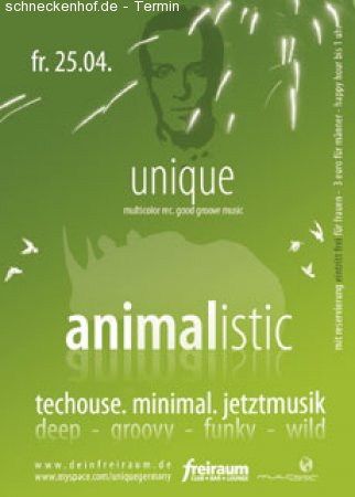 Animalistic Werbeplakat