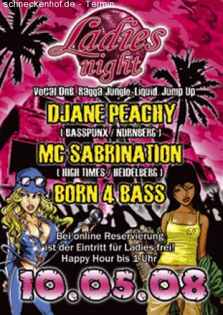 D 'n B Selection Ladies Night Werbeplakat