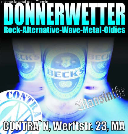 Donnerwetter Werbeplakat