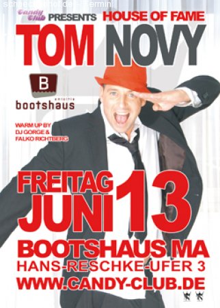 House of Fame feat. TOM NOVY Werbeplakat