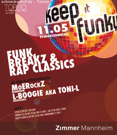 keep it funky Werbeplakat