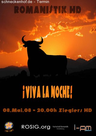 Viva la Noche - Romanistik HD Werbeplakat