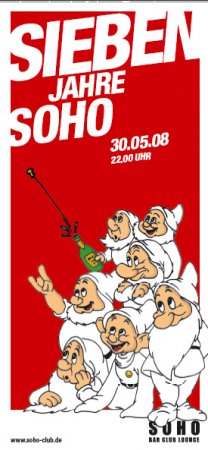 SOHO und die 7 Jahre Werbeplakat