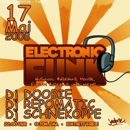 Electronic Funk Werbeplakat