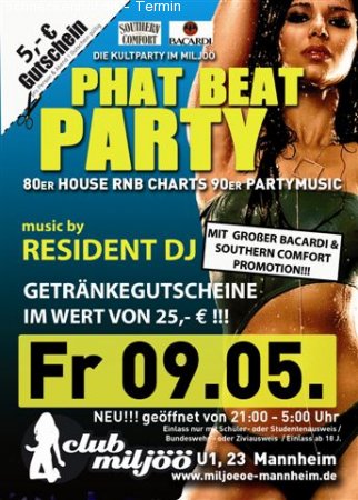 Phatbeat Party Werbeplakat