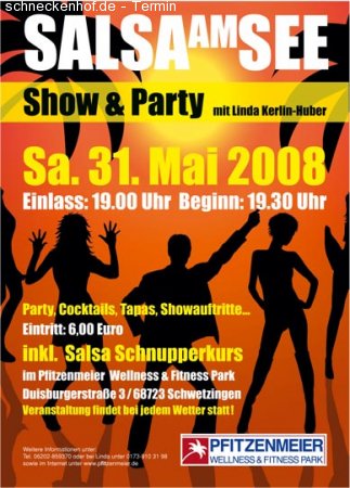 Salsa am See Werbeplakat