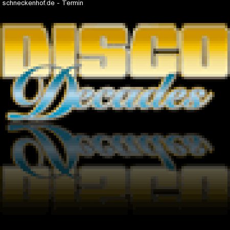 disco decades Werbeplakat