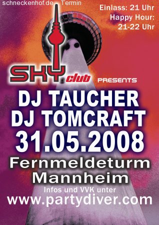 SKY CLUB featuring DJ Tomcraft Werbeplakat