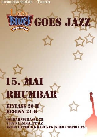 Blues Inc. Landau goes Jazz Werbeplakat