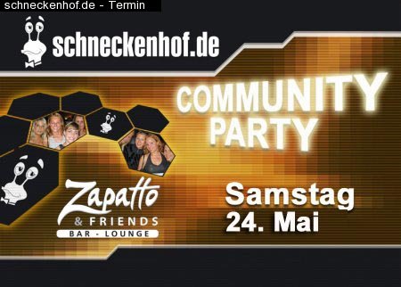 Community Party! Werbeplakat