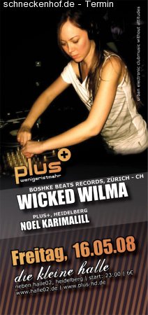 plus+ // becomes WICKED Werbeplakat