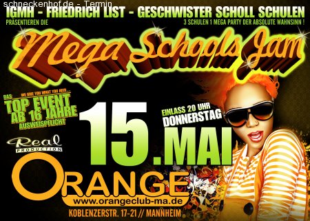 Mega School Jam Werbeplakat