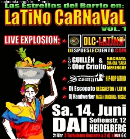 Latino Carnaval Werbeplakat