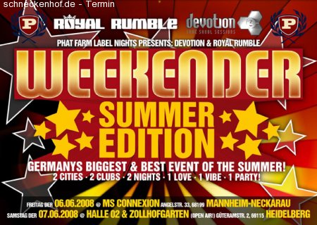 Weekender - Summer Edition Werbeplakat