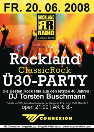 Classic Rock Ü30 Werbeplakat