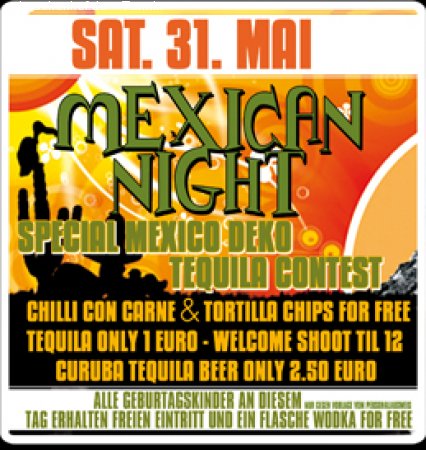 Mexican Night Werbeplakat