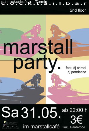 Marstallparty Werbeplakat