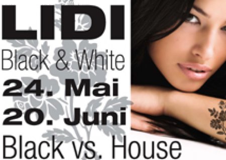 Lidi- Black & White Special Werbeplakat