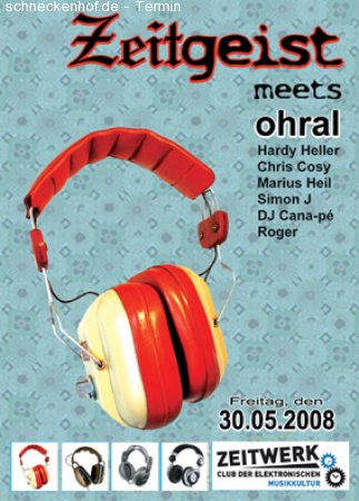 Zeitgeist meets Ohral Werbeplakat