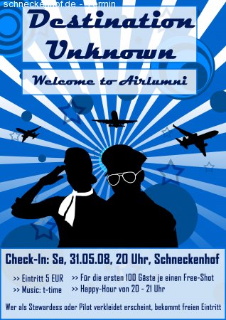 Destination unknown Werbeplakat