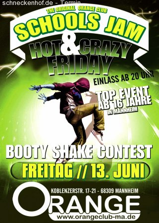 Hot & Crazy Friday Werbeplakat