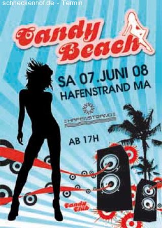 Candy Beach Werbeplakat