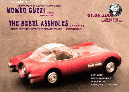 Mondo Guzzi/The Rebel Assholes Werbeplakat