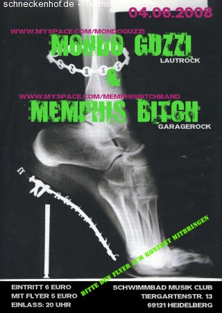 Mondo Guzzi/Memphis Bitch Werbeplakat