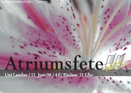 Atriumsfete Werbeplakat