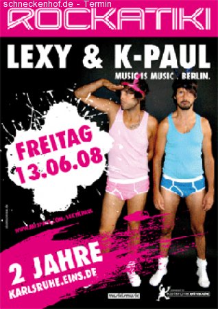 LEXY & K-PAUL Werbeplakat