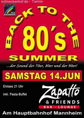 Back to the 80s - SUMMER Werbeplakat