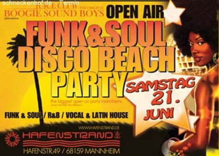 Funk & Soul - Disco Beach Part Werbeplakat