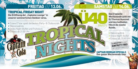 tropical nights Werbeplakat