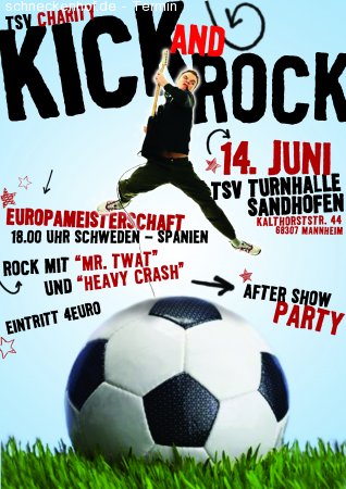 Kick and Rock Werbeplakat