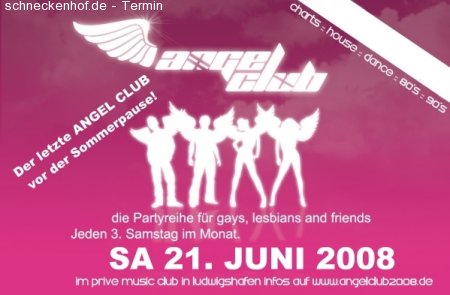 ANGEL CLUB Werbeplakat