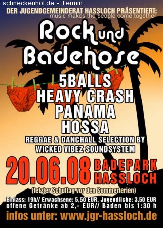 Rock & Badehose 2008 Werbeplakat