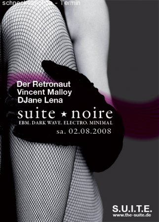 Suite Noire Special mit 3 DJs Werbeplakat