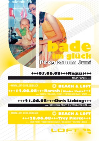 Minus Beach and Minus Night Werbeplakat