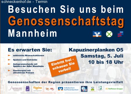 Genossenschaftstag in Mannheim Werbeplakat