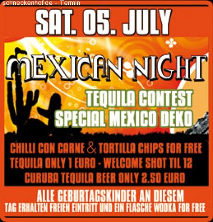 Mexican Night Werbeplakat